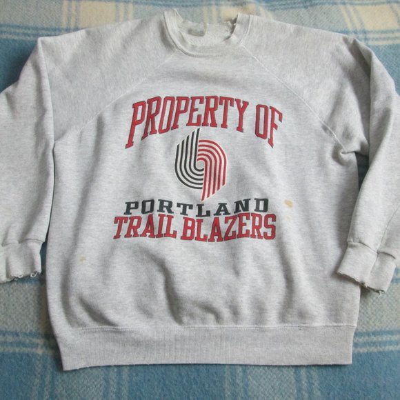 Vtg Portland Trail Blazers Sweatshirt 